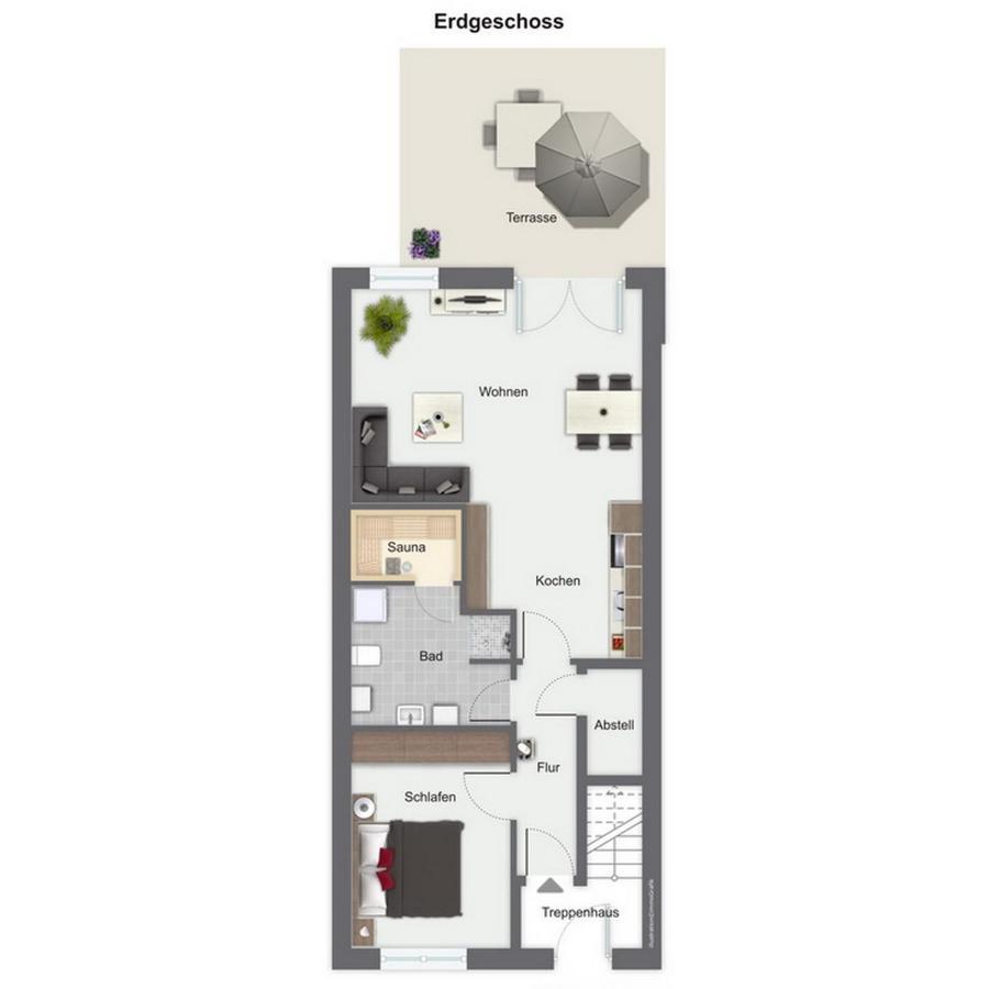 Malaga Wohnung 3 博尔滕哈根 外观 照片